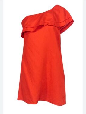 Tory Burch Vibrant Orange Top with Branded Tag